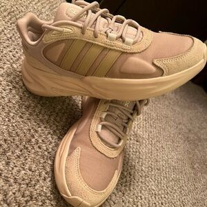 adidas Women's Athletic Shoes in Beige and Cream